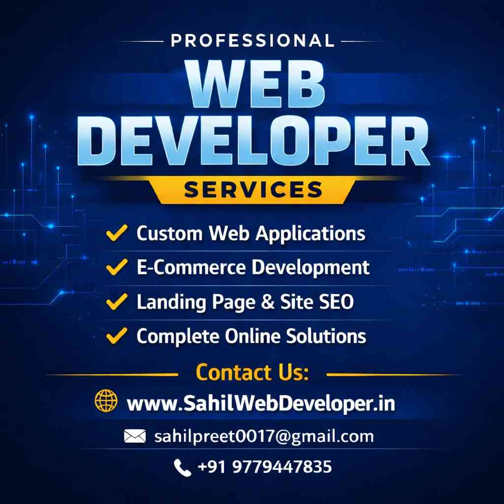 Professional Web Developer Services | Complete Website Solutions