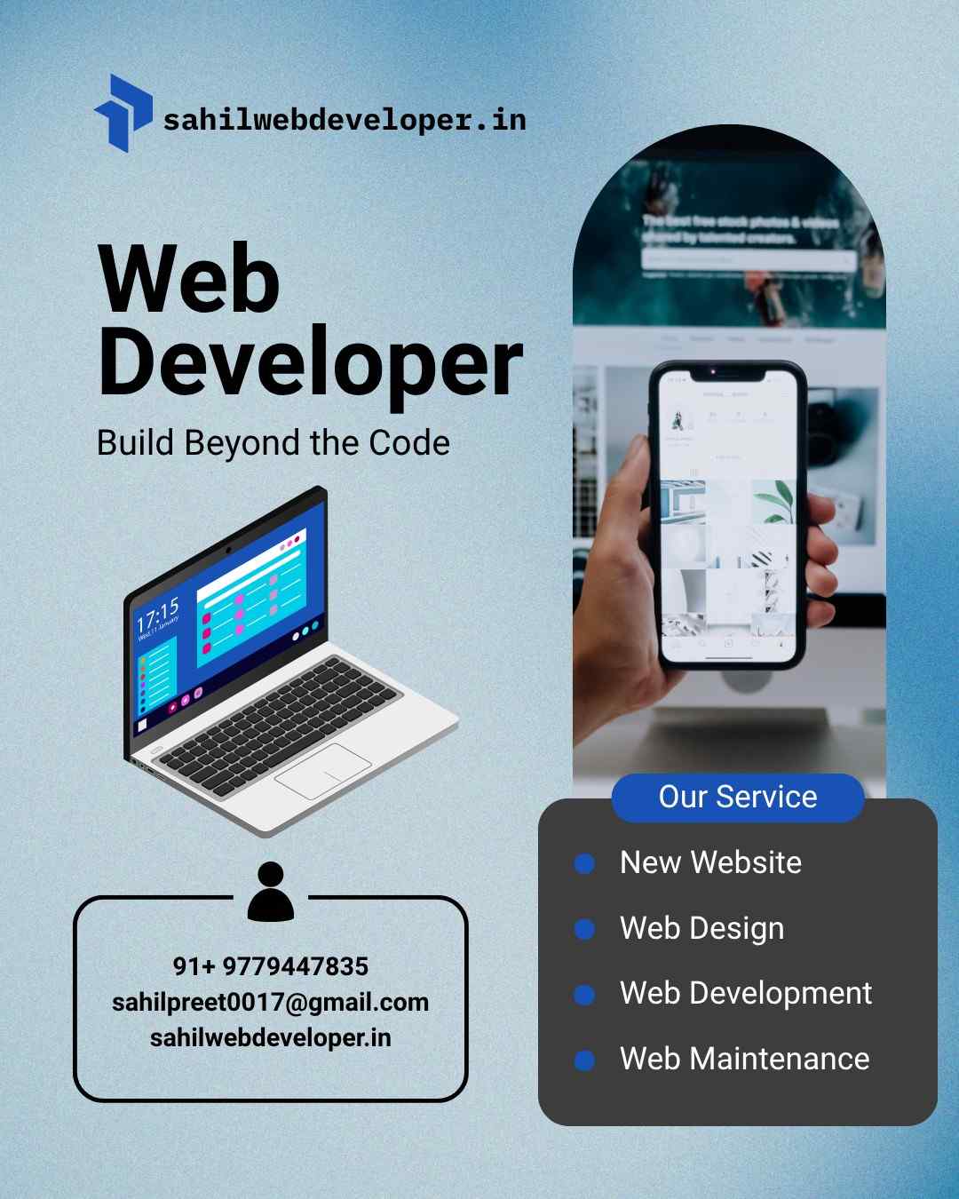 Professional Web Developer Services | Sahil Web Developer