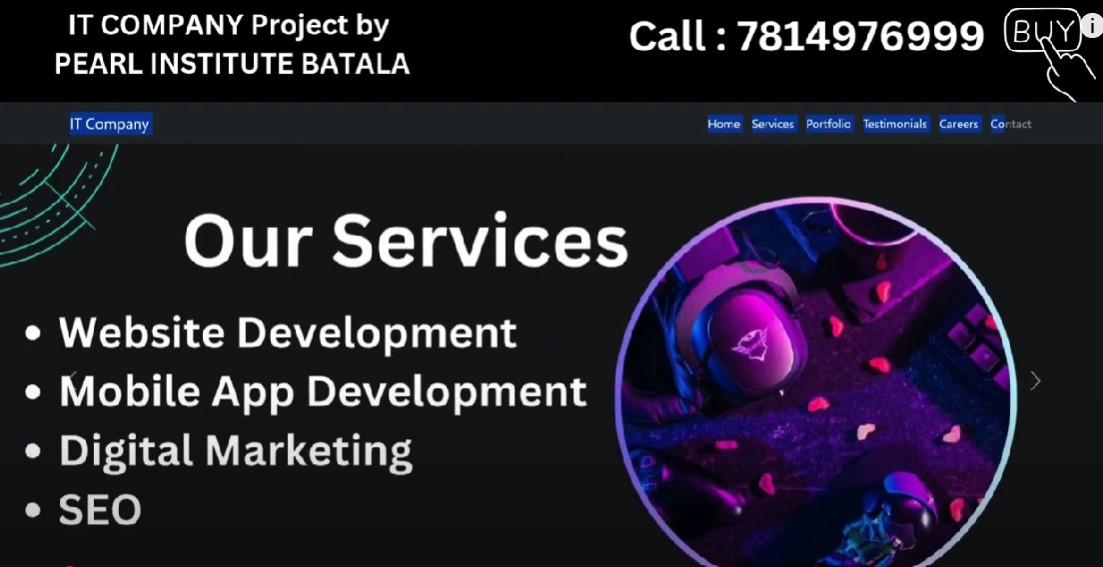 IT Company Website Project