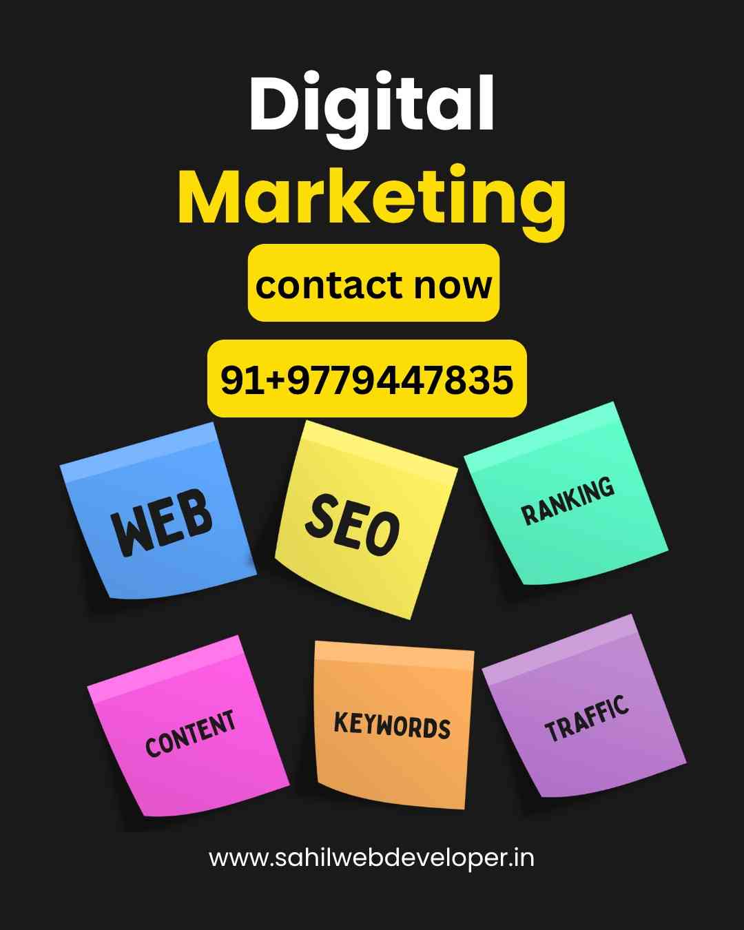 Digital Marketing – Grow Your Business Online with Sahil Web Developer